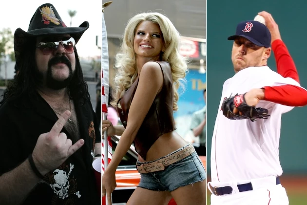 Vinnie Paul, Jessica Simpson, John Lackey