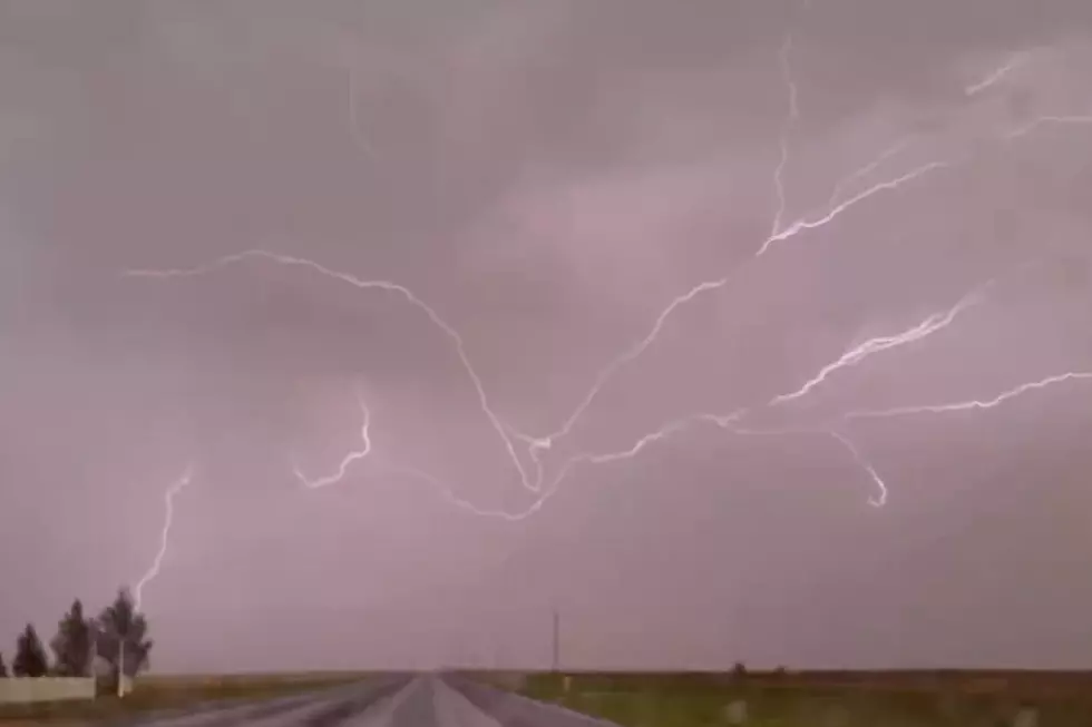 Insane Pink Lightning Storm in Texas Caught on Camera